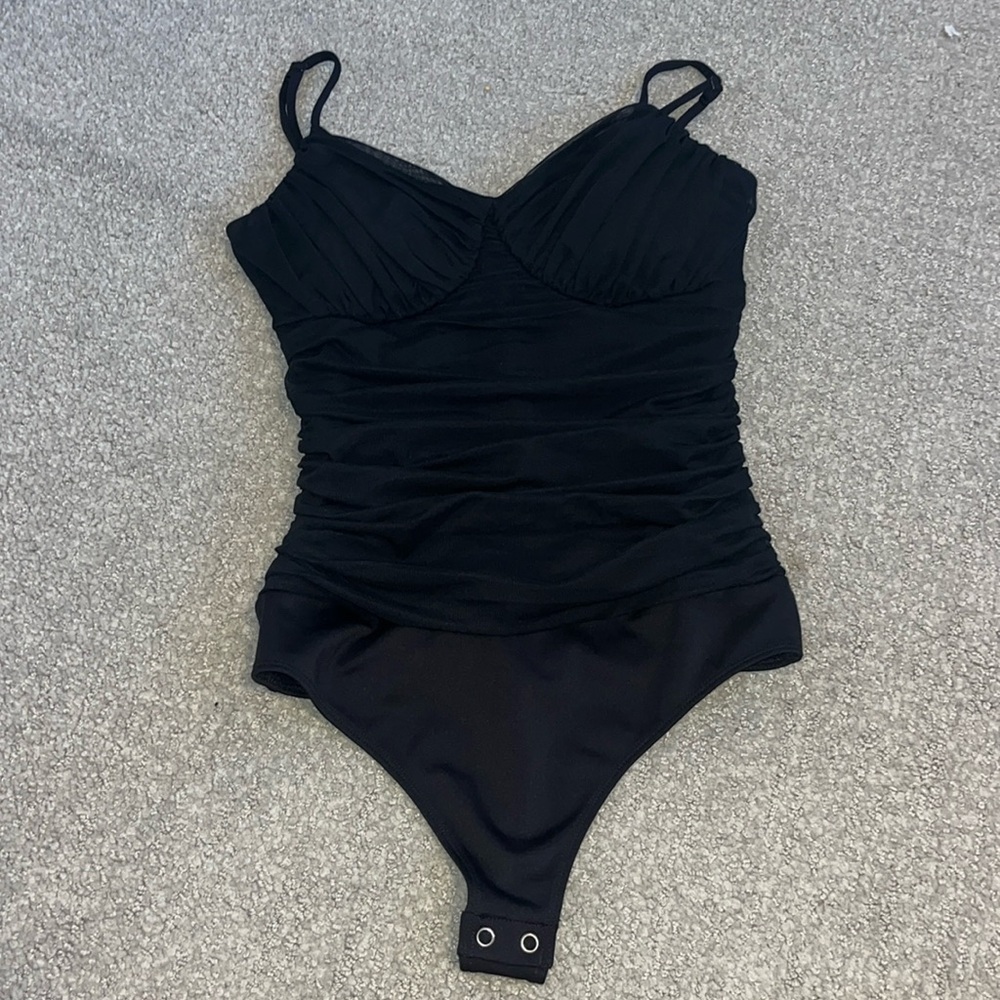 Mesh Black Bodysuit